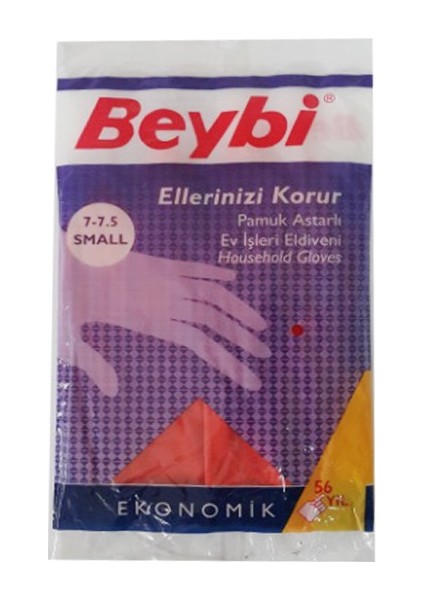 Ev İşleri Eldiveni (Pamuk Astarlı) Küçük Boy