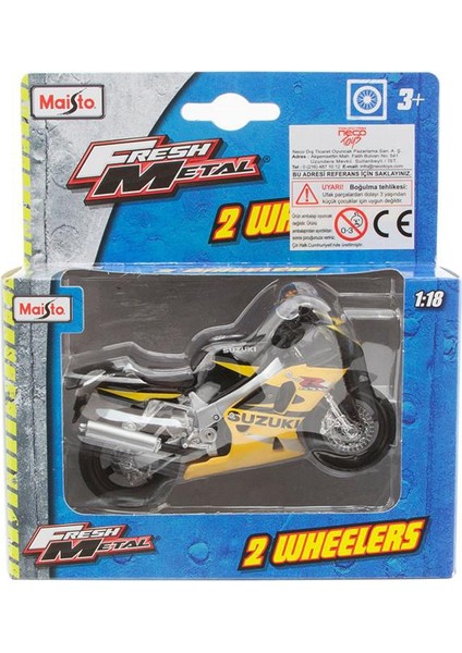 Maisto 1:18 Suzuki GSX-R600 Model Motorsiklet