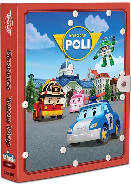 Robocar Poli Kitap Kasaba Belediye Binası Oyun Seti