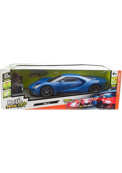 Maisto Tech 1:14 Ford GT U/K Araba Mavi