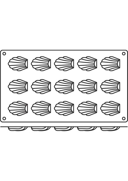 17,5 X 30 Cm Sılıkon Kalıp