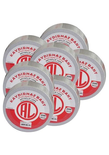 Kaydırmaz Zemin Merdiven Kaydırmaz Bant 25Mx50Mm Şeffaf
