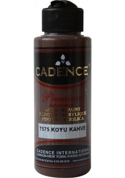 Koyu Kahve Akrilik Boya 120 Ml