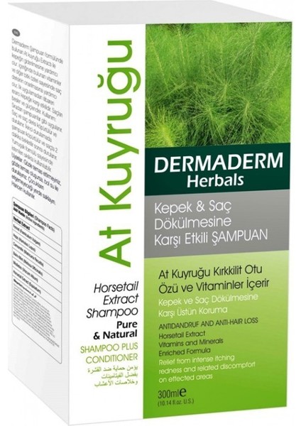 Dermaderm Herbals Kepek & Saç Dökülmesine Şampuan 300ML