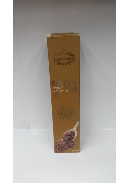 Soğuk Pres Keten Tohum Yağı 250 Ml