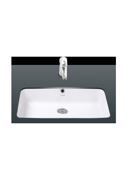 TP730 Tezgah Altı Dikdörtgen Lavabo 30*50 cm Beyaz