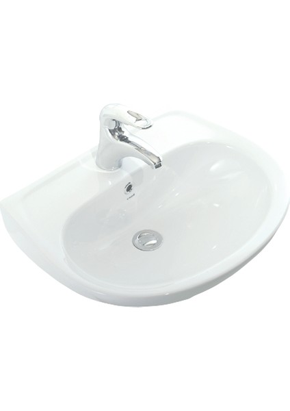 Oval Lavabo 40X50 Cm Beyaz