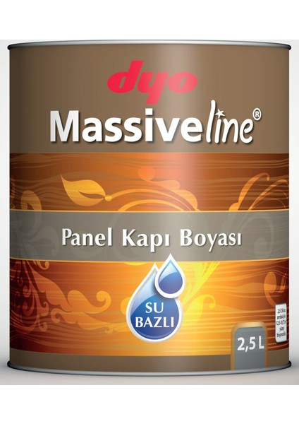 Massiveline Su Bazlı Panel Kapı Boyası 2,5Lt. Beyaz