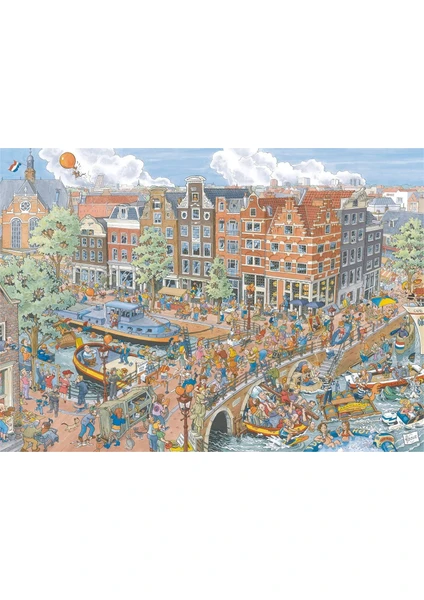 1000P Puzzle Amsterdam Karikatür-191925