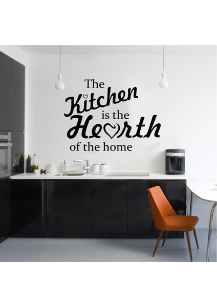 The Kitchen is the Hearth Duvar Sticker
