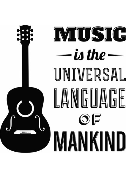 Music is the Universal Language Duvar Sticker fiyatları