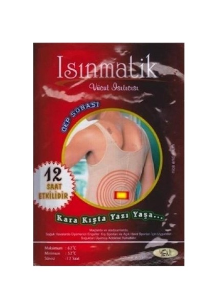 Isınmatik Vücut Isıtıcı (5 Paket)