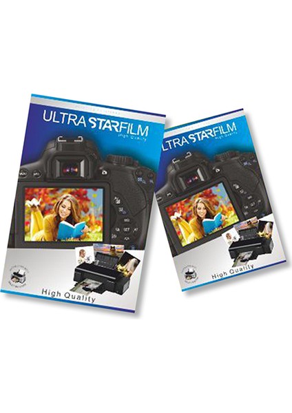 Ultrastarfilm Kuşe Kağıt A4 Parlak Çift Taraflı 120Gr/m² 100 Adet/Paket (Tüm Yazıcılarla Uyumlu)