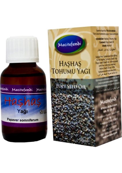 Haşhaş Yağı 50 Ml