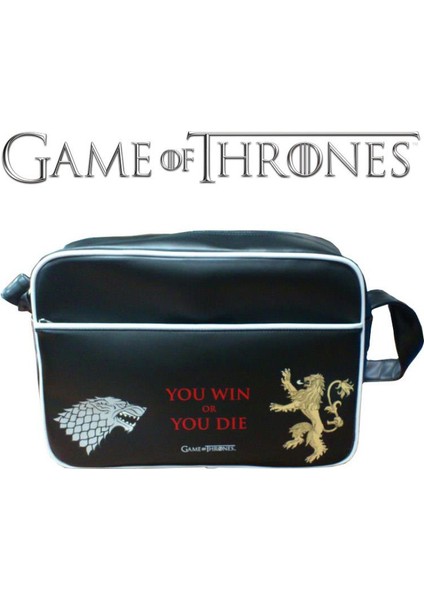 Game Of Thrones: You Win Or You Die Messenger Bag Omuz Çantası