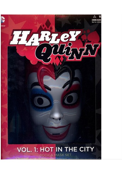 Harley Quinn Book And Mask Set