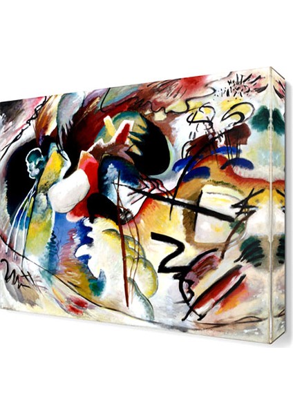 Wassily Kandinsky4 Canvas Tablo 30x30 cm