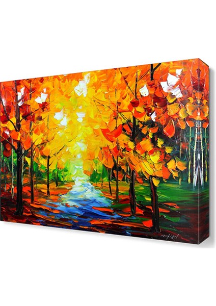 Ağaçlar Canvas Tablo 50x50 cm