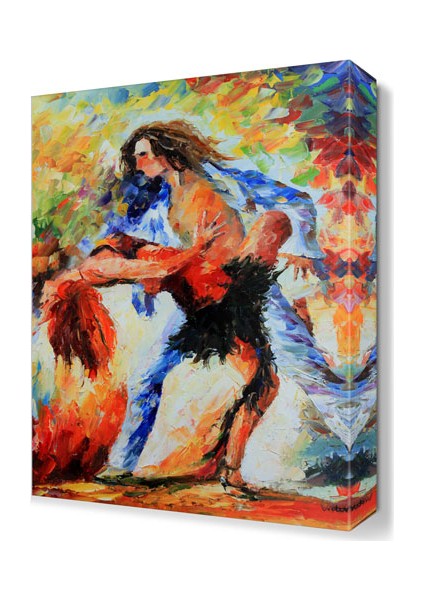 Tutkunun Dansı Canvas Tablo 75x50 cm