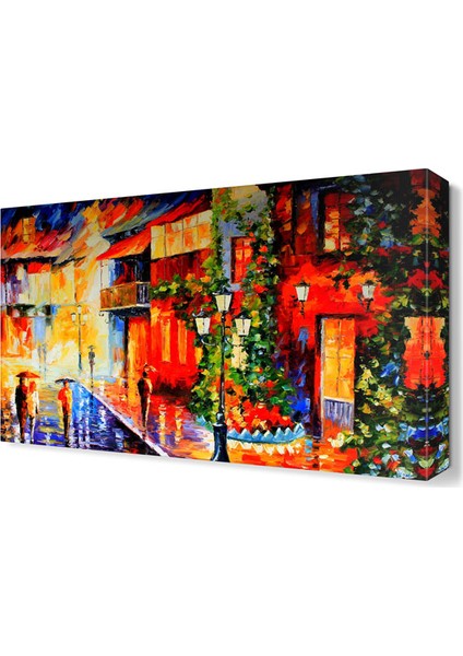 Eskiden Şehir Canvas Tablo 60x40 cm