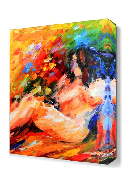 Bekleyiş Canvas Tablo 45x30 cm