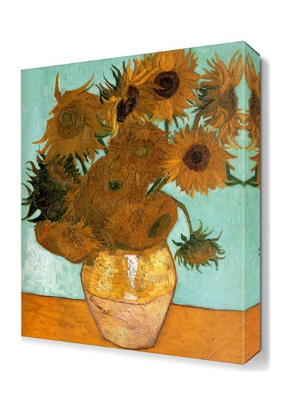 Vincent Van Gogh Ayçiçeği Canvas Tablo 45x30 cm