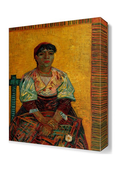 Kadın Portresi Canvas Tablo 90x60 cm