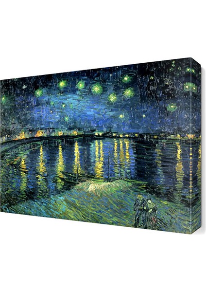 Van Gogh Starry Night Tablo 40x40 cm