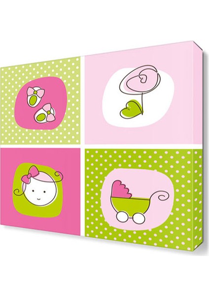 Benim Dünyam Canvas Tablo 100x100 cm