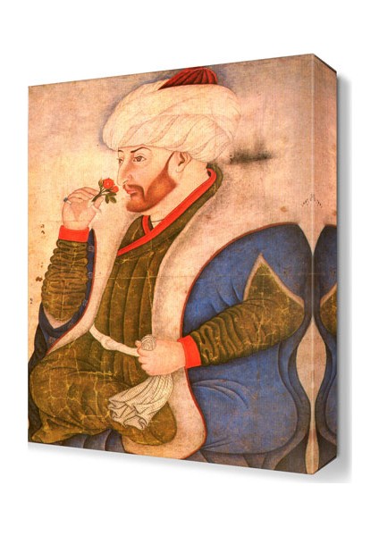 Fatih Sultan Mehmet Canvas Tablo 45x30 cm
