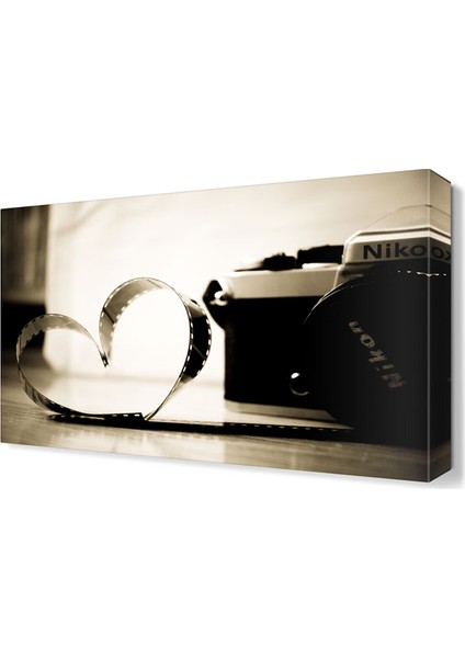 Fotoğraf Makinası Canvas Tablo 45x30 cm