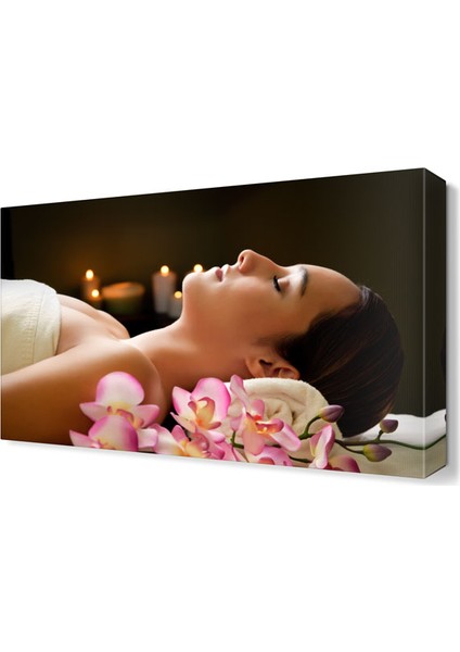 Kadın Masaj Canvas Tablo 45x30 cm