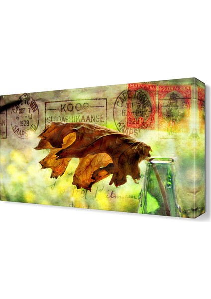 Eski Yaprak Tablosu 120x80 cm