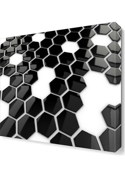 Dekoratif Altıgen Tablosu 30x30 cm