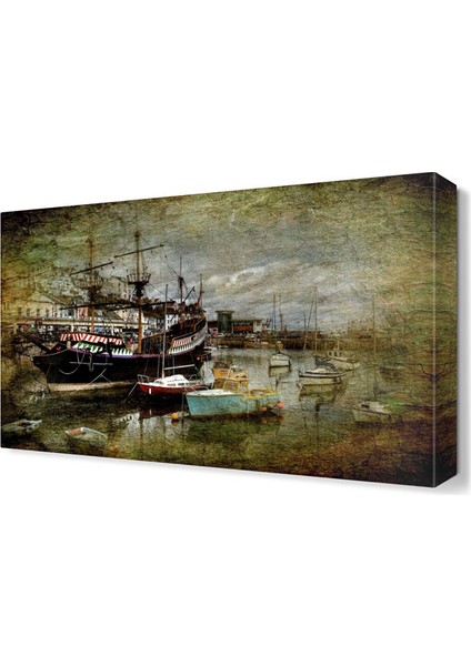 Dekoratif Gemi Tablosu 45x30 cm