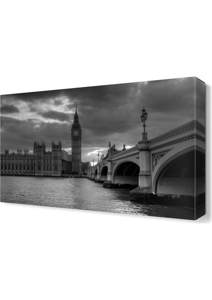 Westminster Palece Monochrome Tablosu 75x50 cm