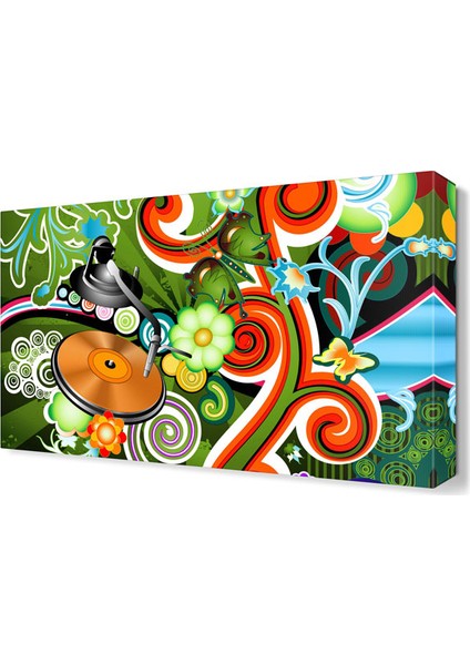 Dekoratif Şekiller8 Tablosu 45x30 cm