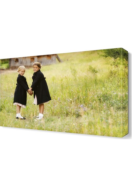 Kız Kardeşler Tablosu 45x30 cm