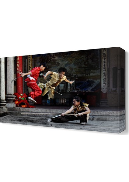 Kung Fu Tablosu 45x30 cm