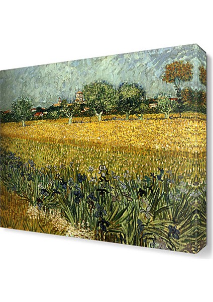 Van Gogh Sarı Tarla Tablosu 100x100 cm