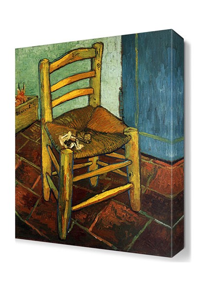 Van Gogh Sandalye Canvas Tablo 45x30 cm