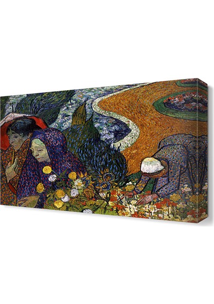 Çiçekli Kadınlar Tablosu 45x30 cm