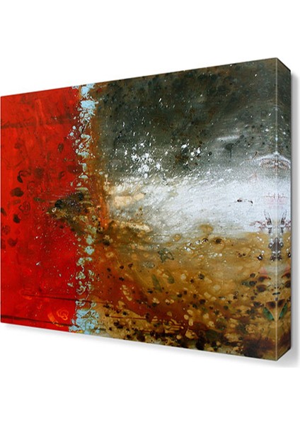 Kırmızının Aşkı Tablosu 60x60 cm