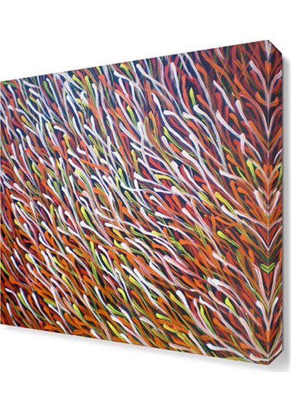 Yosun Şekilleri Tablosu 80x80 cm