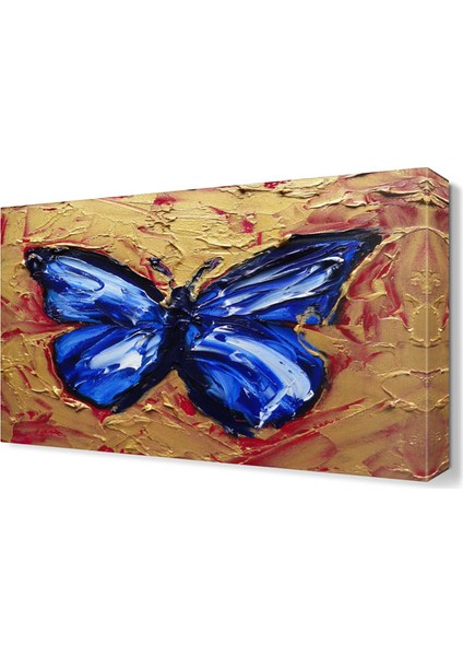 Mavi Kelebek Tablosu 45x30 cm