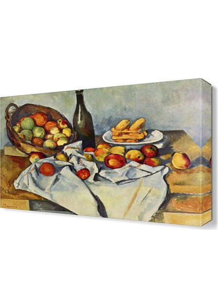 Meyveler ve Şişe Tablosu 45x30 cm