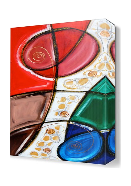 Dekoratif Gelincik Tablosu 45x30 cm