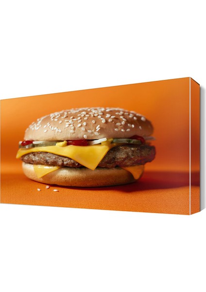 Hamburger Canvas Tablo 45x30 cm