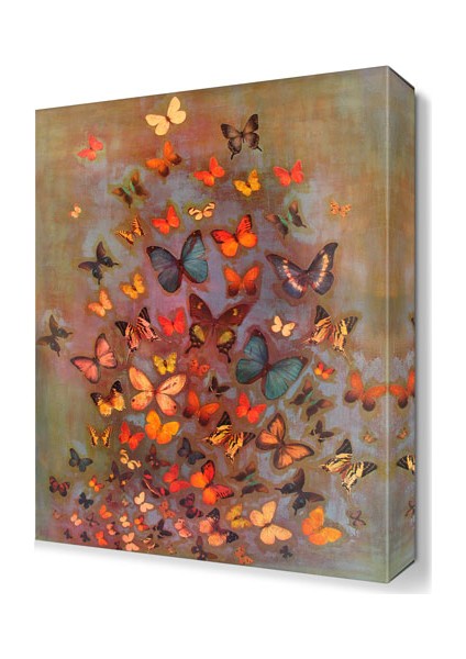Küçük Kelebekler Tablosu 45x30 cm