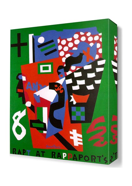 Yeşil Dekoratif Tablosu 45x30 cm